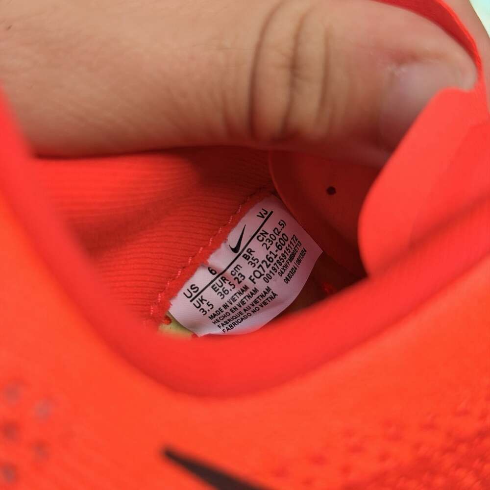 NEW NIKE PEGASUS PLUS BRIGHT CRIMSON LIME BLAST FQ7261-600 WOMEN SIZE 6 US - Picture 6 of 6
